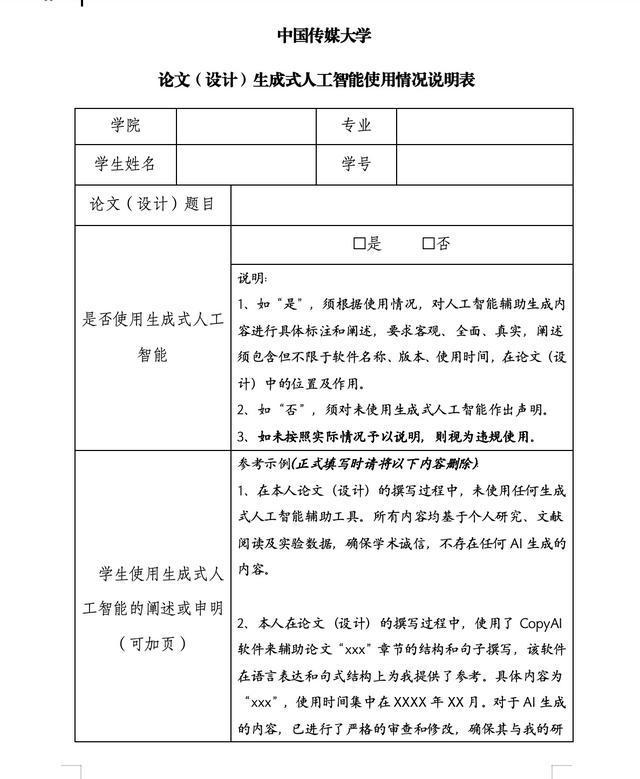 AI味十足的大学生作业