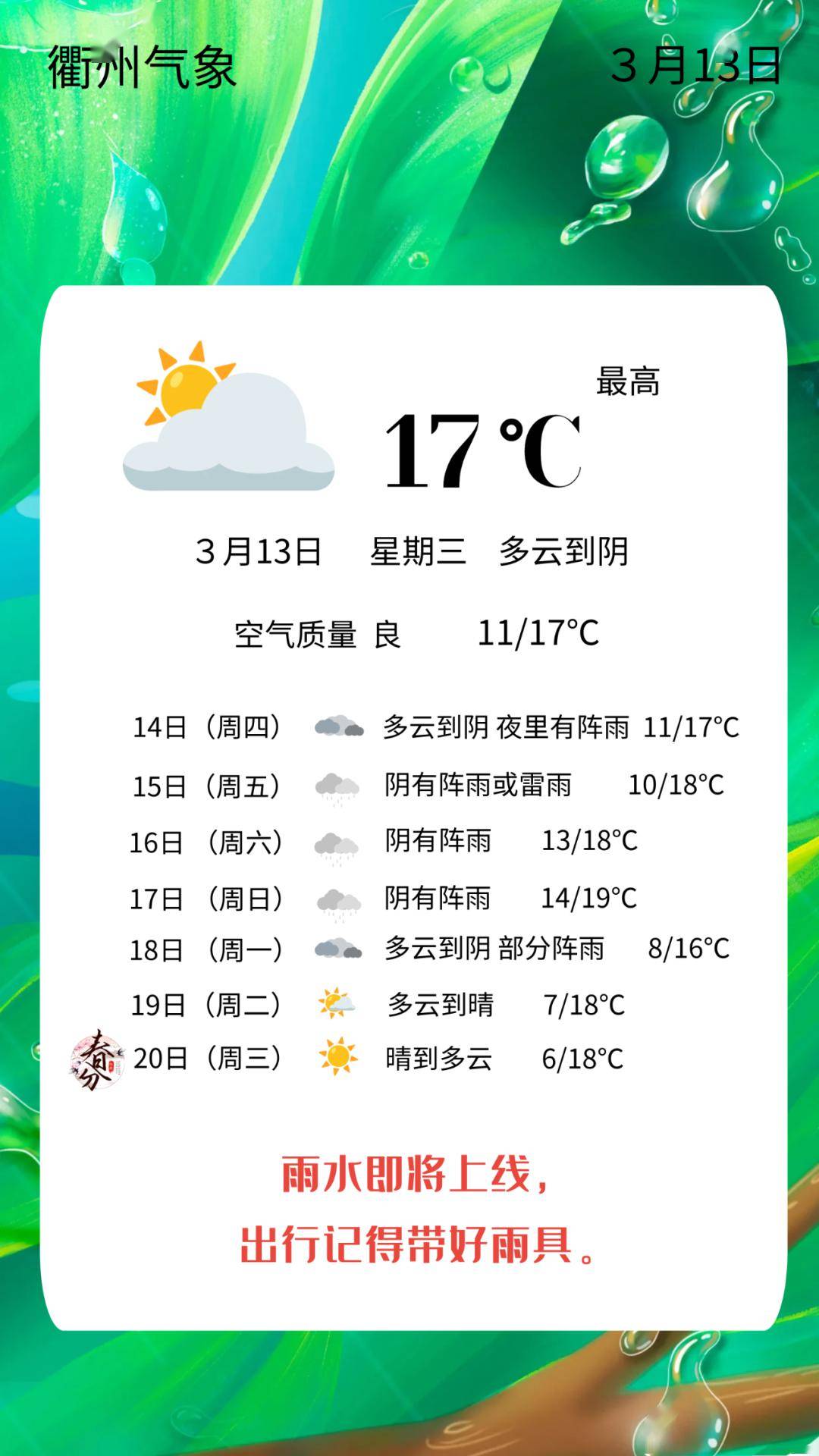 衢州未来六十天天气预报，精准预测天气变化