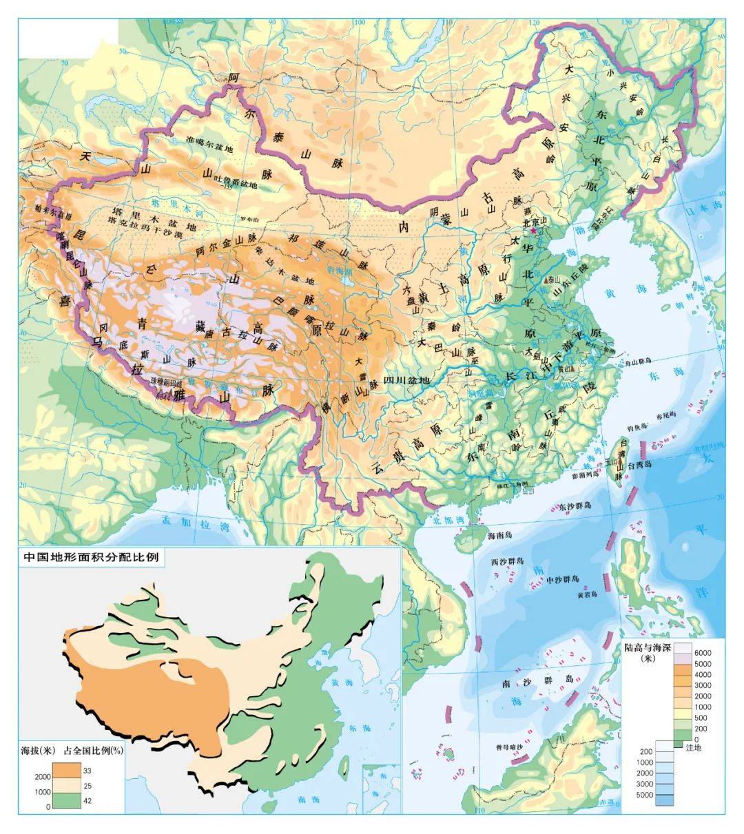 中国高清全图地图揭示千年文明与地理之美