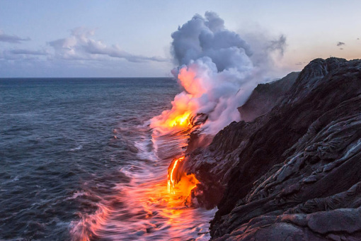 夏威夷火山喷发持续3天