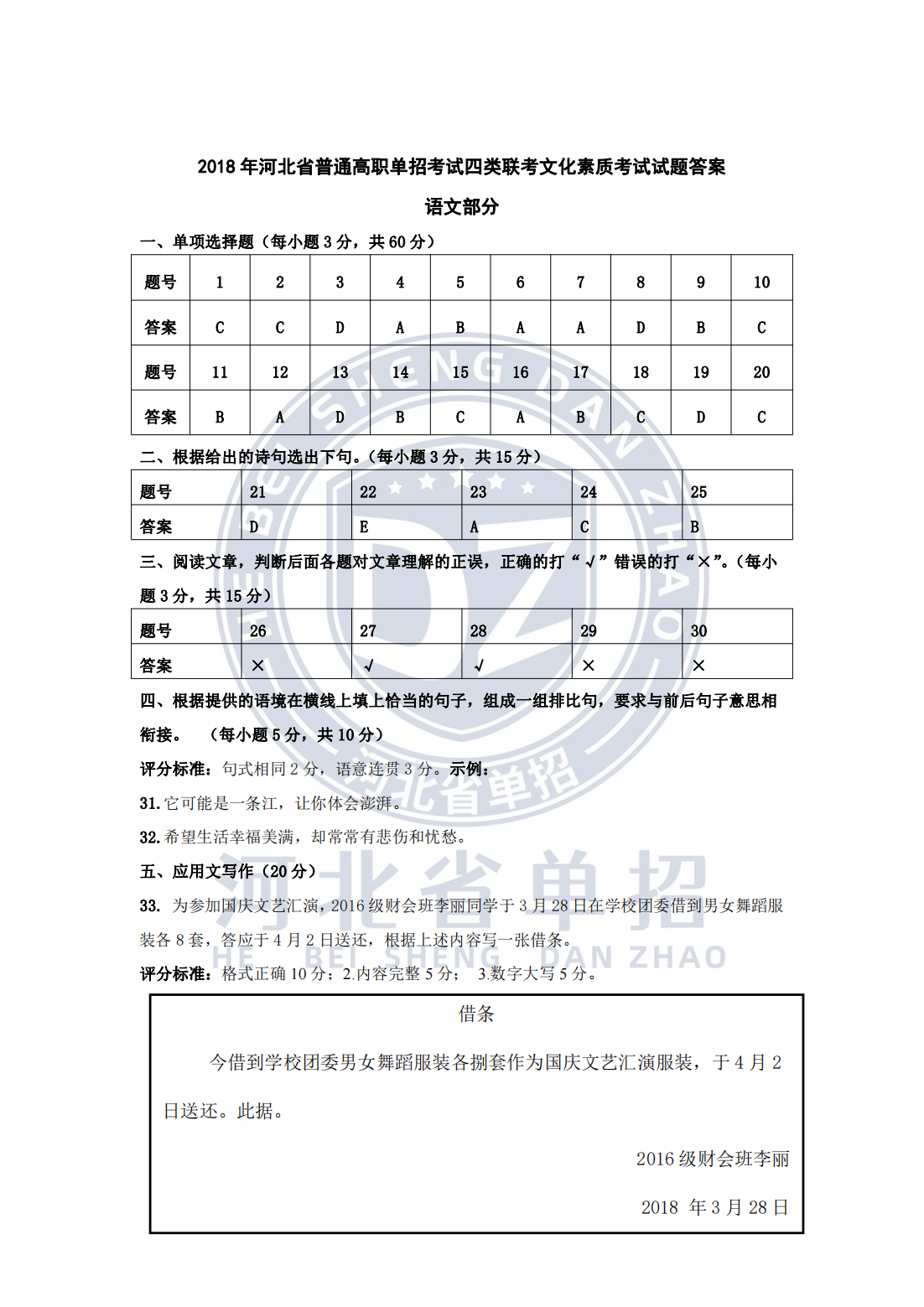 山西单招文化素质考试内容深度解析