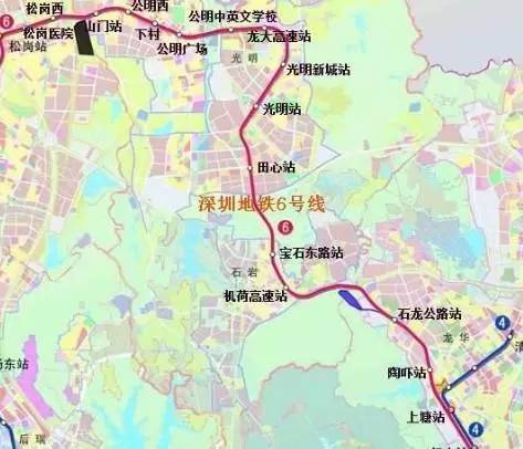 深圳地铁线路图最新放大详解